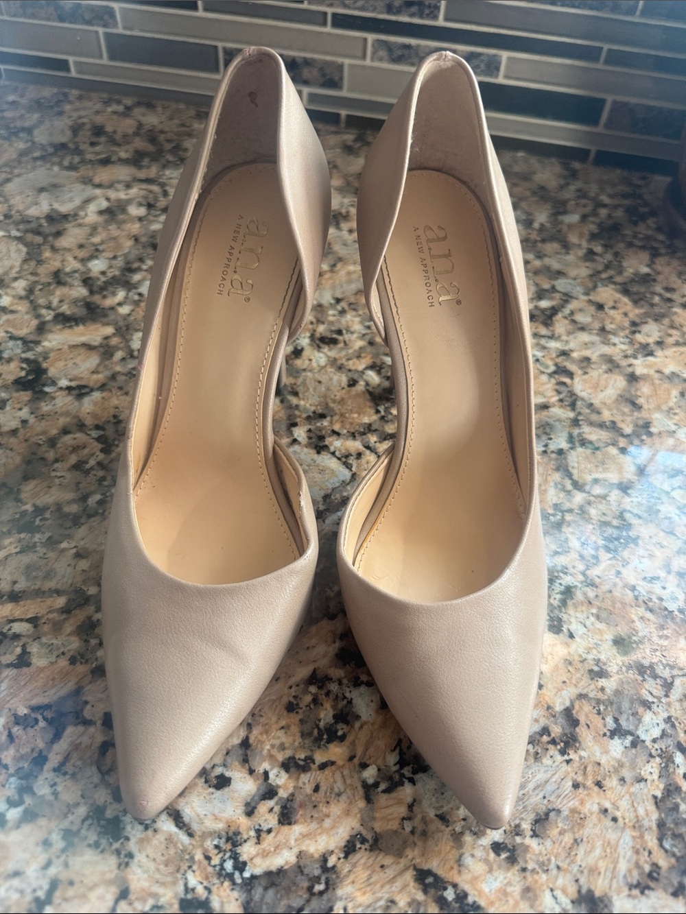 a.n.a Nude Pointed-Toe Stiletto Pumps